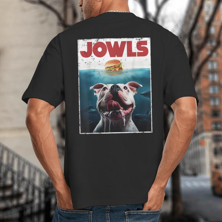 American Bulldog Jowls Burger Bully Dog Mom Dog Dad Big And Tall Men's T-Shirt Back Print American Bulldog Jowls Burger Bully Dog Mom Dog Dad Big And Tall Men's T-Shirt Back Print