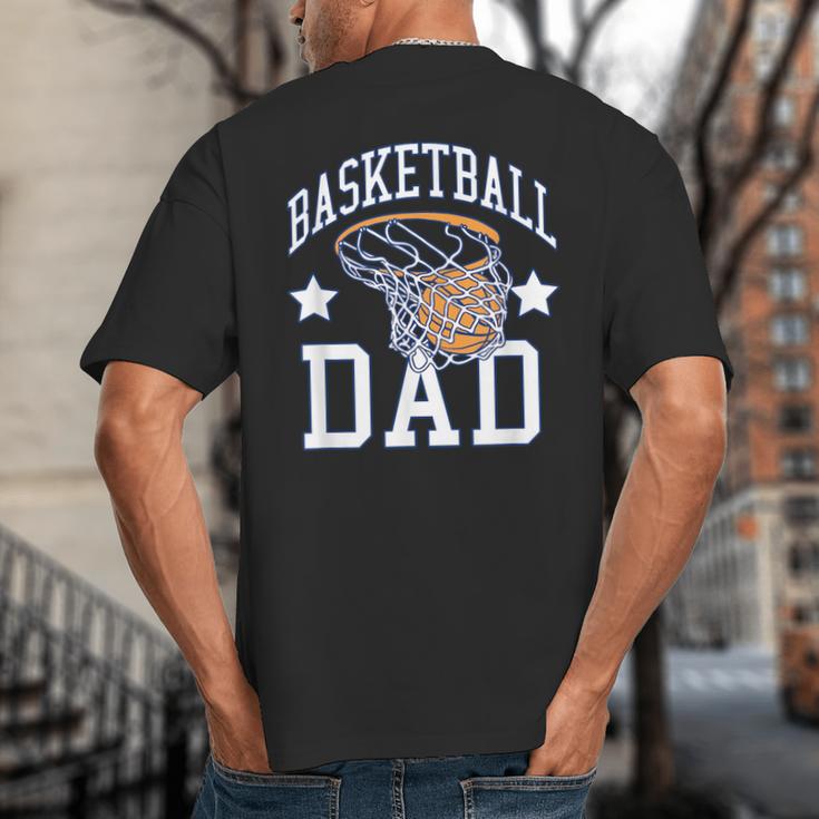 Basketball Dad Coach Sports Fan Big And Tall Men's T-Shirt Back Print
