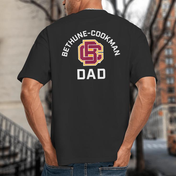 Bethune-Cookman University Wildcats Arched Dad Big And Tall Men's T-Shirt Back Print