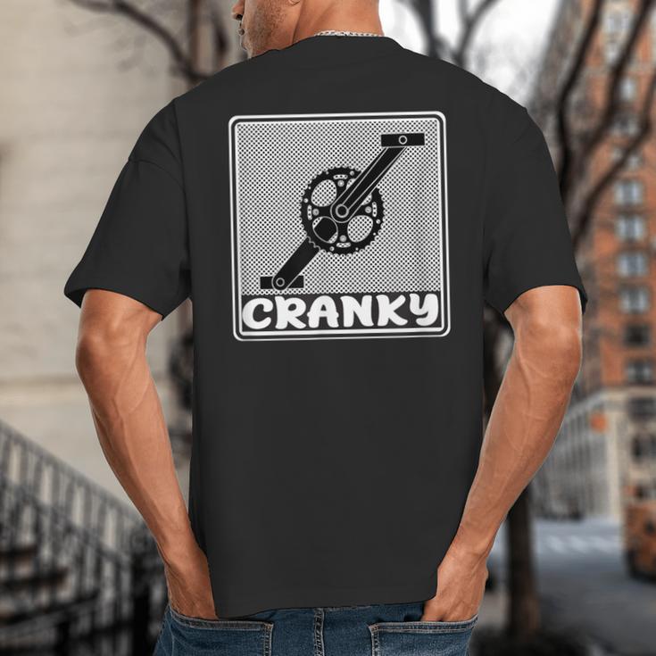 Bicycle DADS Old Guy WHO Ride Bikes BMX Mountain OR Road Big And Tall Men's T-Shirt Back Print