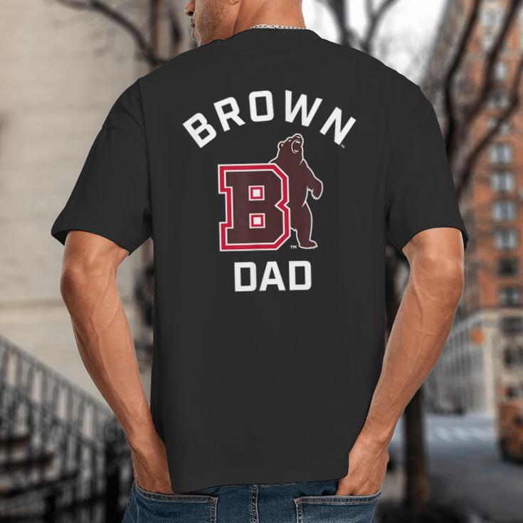Brown University Bears Arched Dad Big And Tall Men's T-Shirt Back Print