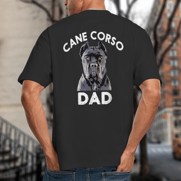Cane Corso Dad Italian Mastiff T-Shirt Big And Tall Men's T-Shirt Back Print
