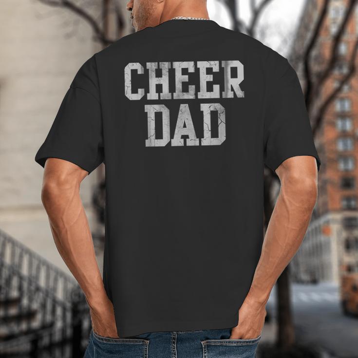 Cheer Dad Cheer Leading Cheer Leading Men Dad Father Big And Tall Men's T-Shirt Back Print Cheer Dad Cheer Leading Cheer Leading Men Dad Father Big And Tall Men's T-Shirt Back Print