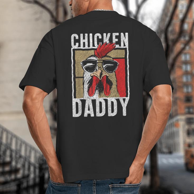 Chicken Daddy a Fun For Every Rooster In The Basket Big And Tall Men's T-Shirt Back Print