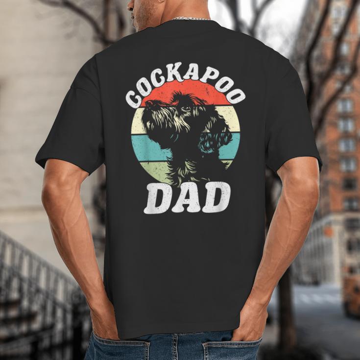 Cockapoo Dad Dog Father's Day Vintage Pet Men Women Kids Big And Tall Men's T-Shirt Back Print