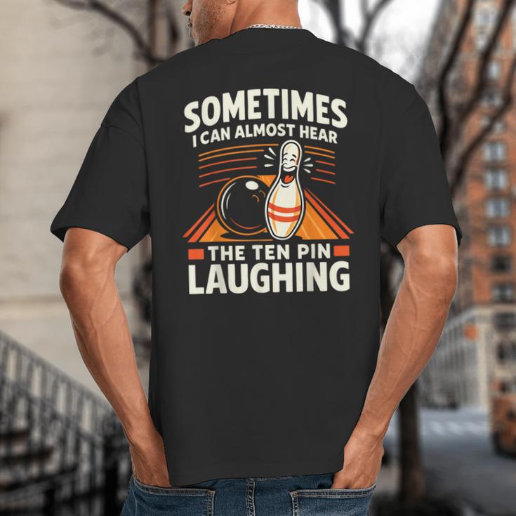 Cool Bowling Men Dad Bowler Fun Crazy Best Bowling Big And Tall Men's T-Shirt Back Print Cool Bowling Men Dad Bowler Fun Crazy Best Bowling Big And Tall Men's T-Shirt Back Print
