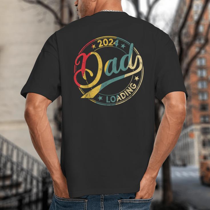 Dad 2024 Loading Big And Tall Men's T-Shirt Back Print