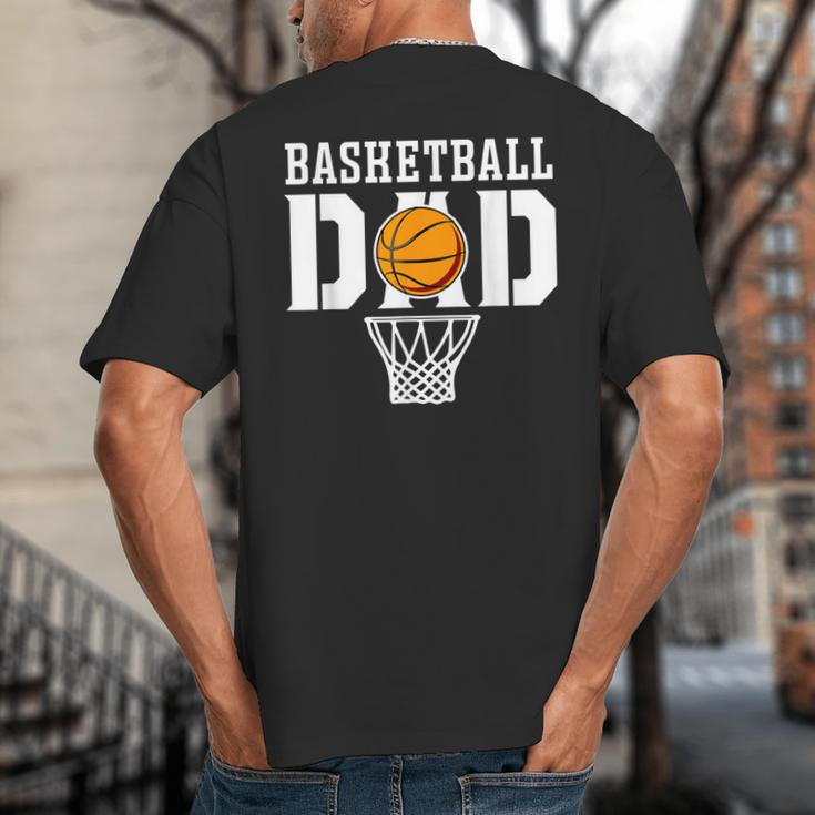 Dad Basketball Apparel Basketball Dad Big And Tall Men's T-Shirt Back Print