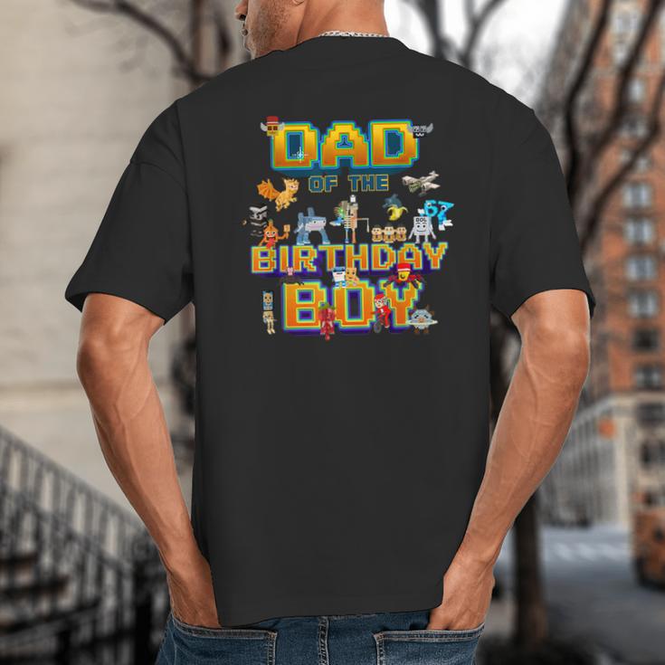 Dad Of The Birthday Boy Brainrot Meme Kids Teens Boys Big And Tall Men's T-Shirt Back Print