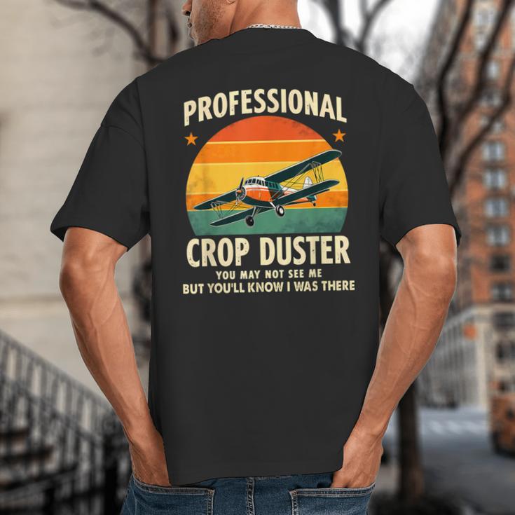 Dad Joke Farter Professional Crop Duster Big And Tall Men's T-Shirt Back Print Dad Joke Farter Professional Crop Duster Big And Tall Men's T-Shirt Back Print