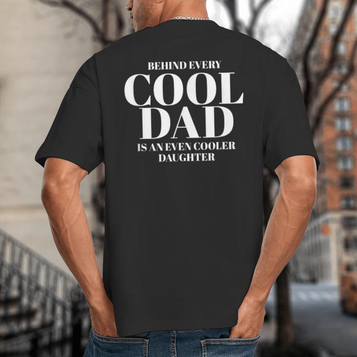 Dad Quote Fathers Day Shirt For Dad From Daughter Big And Tall Men's T-Shirt Back Print