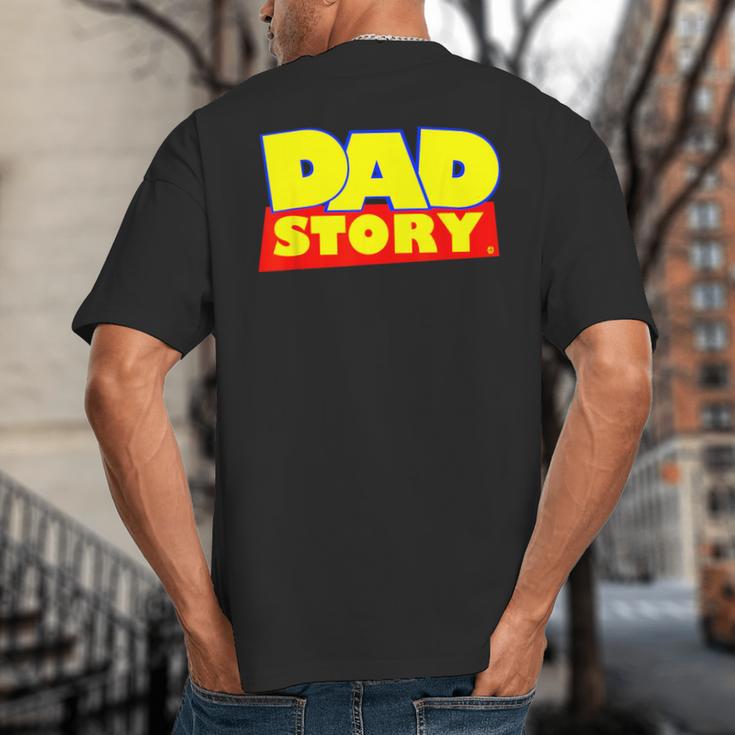 Dad Story Big And Tall Men's T-Shirt Back Print