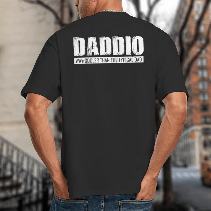 Daddio Father's Day Big And Tall Men's T-Shirt Back Print Daddio Father's Day Big And Tall Men's T-Shirt Back Print