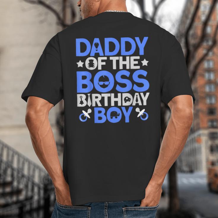 Daddy Of The Boss Birthday Party Outfit Like A Boss Daddy Big And Tall Men's T-Shirt Back Print