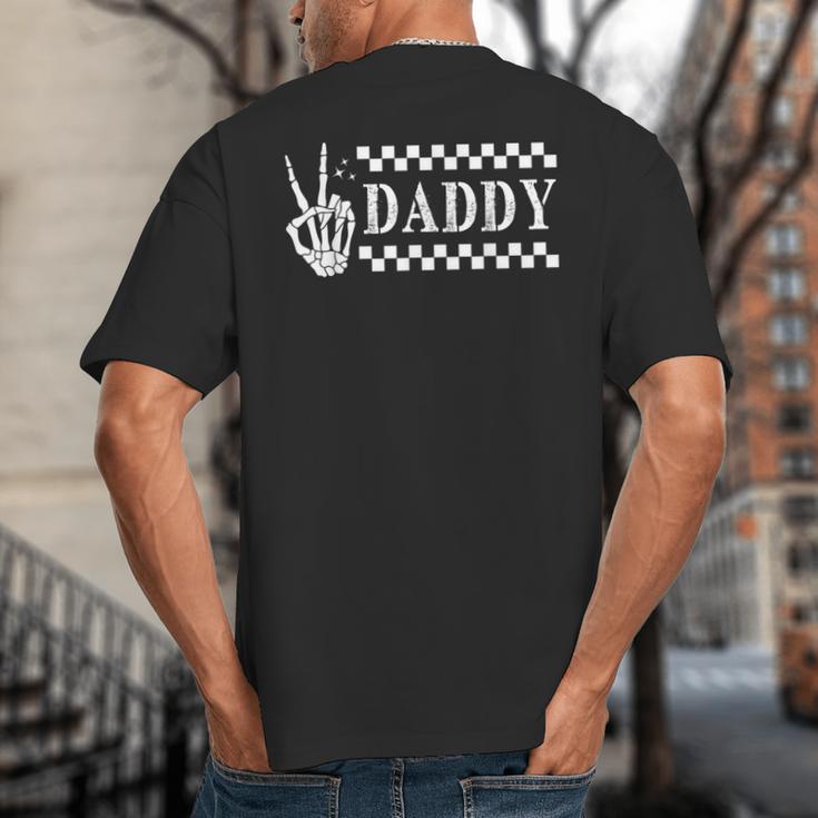 Daddy Family Birthday Matching Bad Two The Bone Bday Big And Tall Men's T-Shirt Back Print
