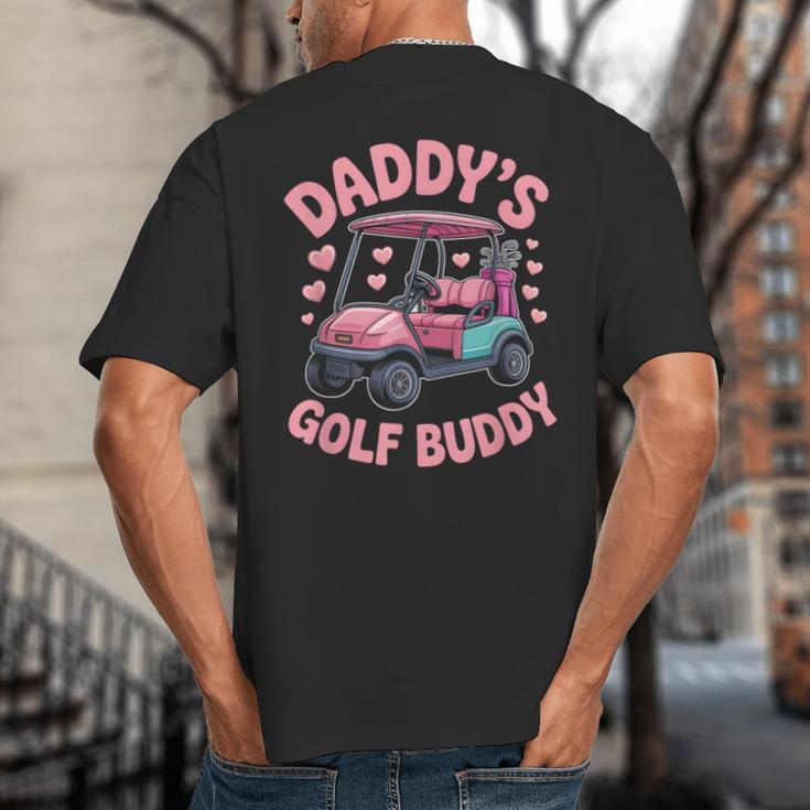 Daddy's Golf Buddy Cute Family Golfer Sport Fan Tee Matching Big And Tall Men's T-Shirt Back Print