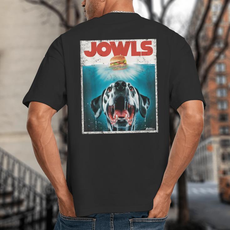 Dalmatian Jowls Cute Paws Spot Dog Mom Top Dog Dad Big And Tall Men's T-Shirt Back Print