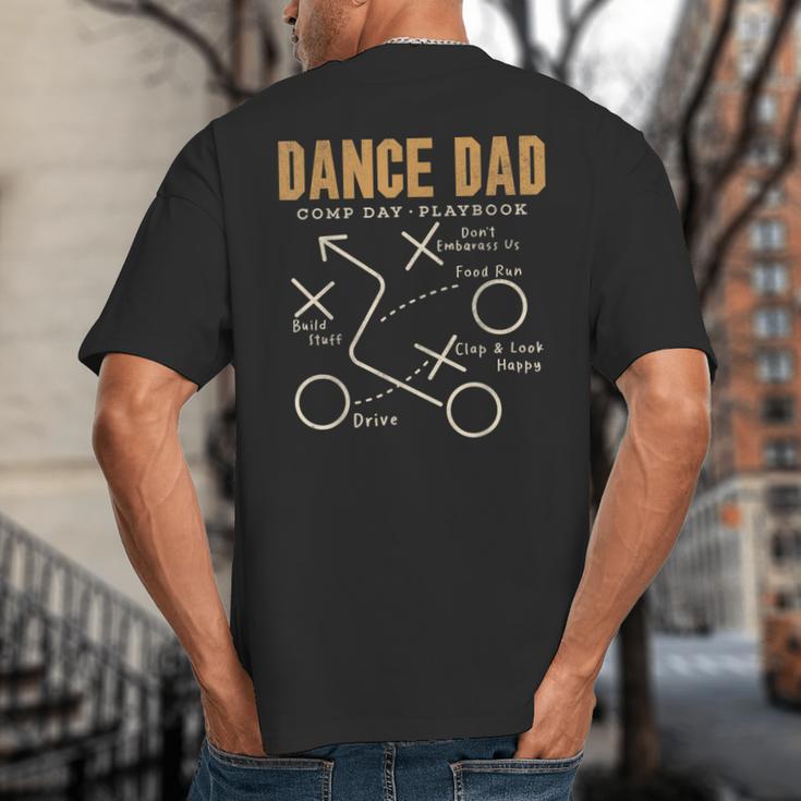 Dance Dad Shirt Proud Dancer Dancing Father Men Tee Big And Tall Men's T-Shirt Back Print