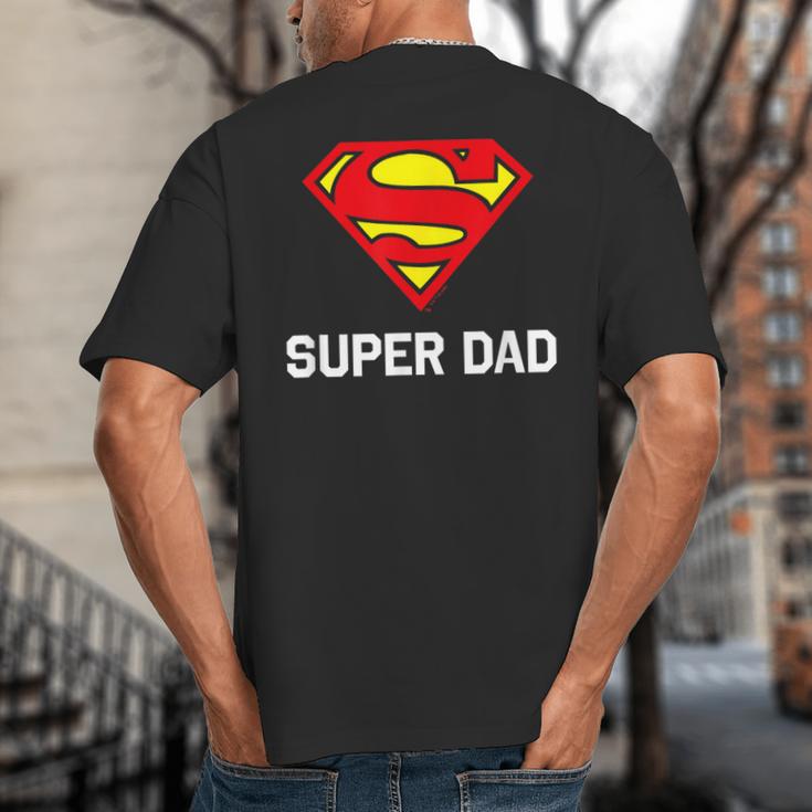 DC Comics Superman Father's Day Super Dad Logo Big And Tall Men's T-Shirt Back Print DC Comics Superman Father's Day Super Dad Logo Big And Tall Men's T-Shirt Back Print