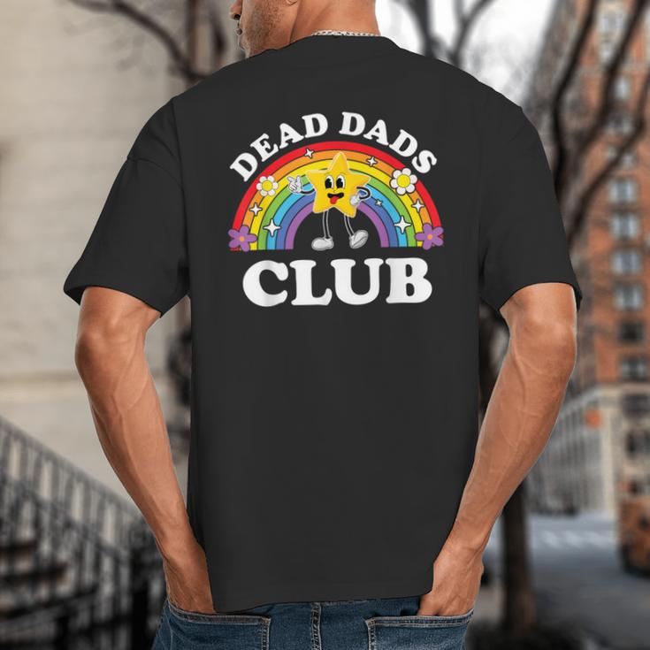 Dead Dads Club Inappropriate Cringe Adult Raunchy Big And Tall Men's T-Shirt Back Print Dead Dads Club Inappropriate Cringe Adult Raunchy Big And Tall Men's T-Shirt Back Print