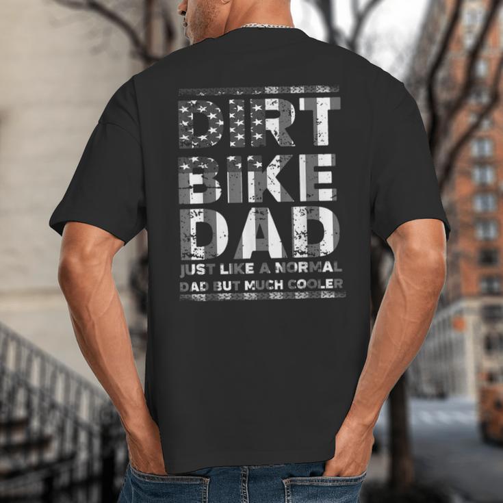 Dirt Bike DAD Bike Motocross Enduro US Flag Shirt T-Shirt Big And Tall Men's T-Shirt Back Print Dirt Bike DAD Bike Motocross Enduro US Flag Shirt T-Shirt Big And Tall Men's T-Shirt Back Print