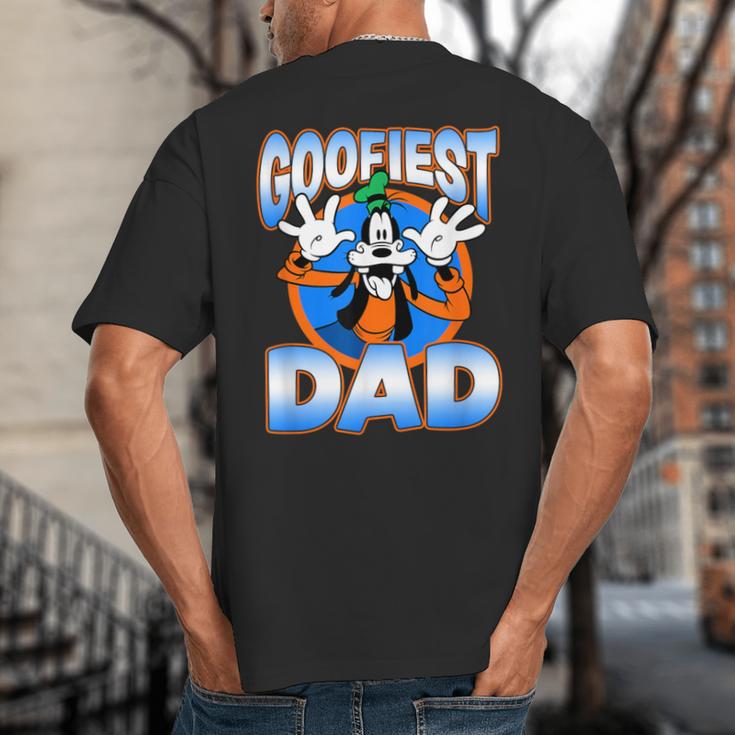 Disney Mickey And Friends Father's Day Goofiest Dad Vintage Big And Tall Men's T-Shirt Back Print