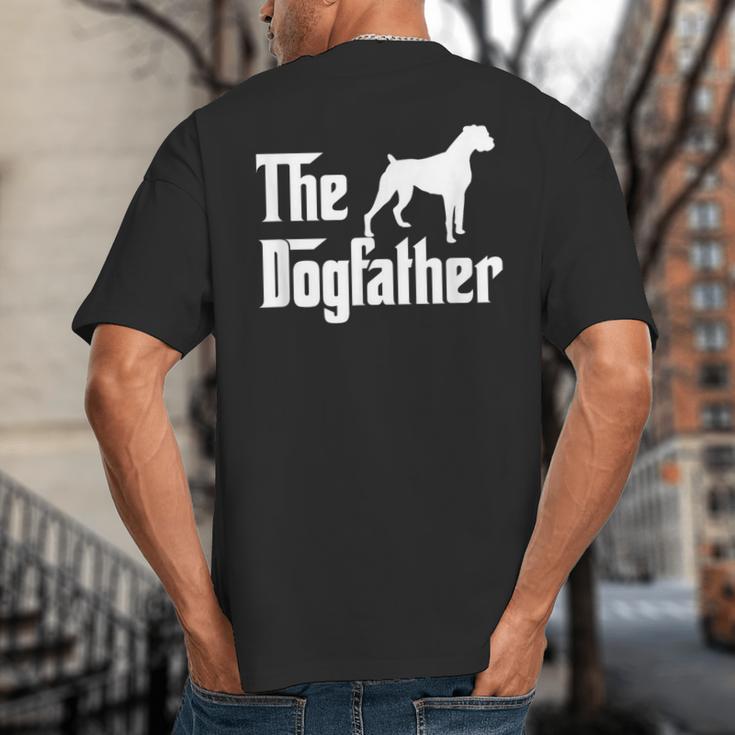 The DogfatherShirt Boxer Dog Lover Shirt For Men Dad Big And Tall Men's T-Shirt Back Print The DogfatherShirt Boxer Dog Lover Shirt For Men Dad Big And Tall Men's T-Shirt Back Print