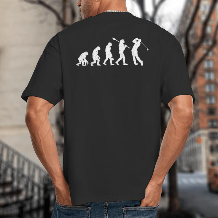 Evolution Of Golfer Dad Grandpa Golfing Lover Golf Player Big And Tall Men's T-Shirt Back Print Evolution Of Golfer Dad Grandpa Golfing Lover Golf Player Big And Tall Men's T-Shirt Back Print