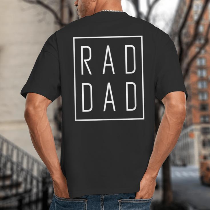 Fathers Day Shirts Rad Dad Big And Tall Men's T-Shirt Back Print