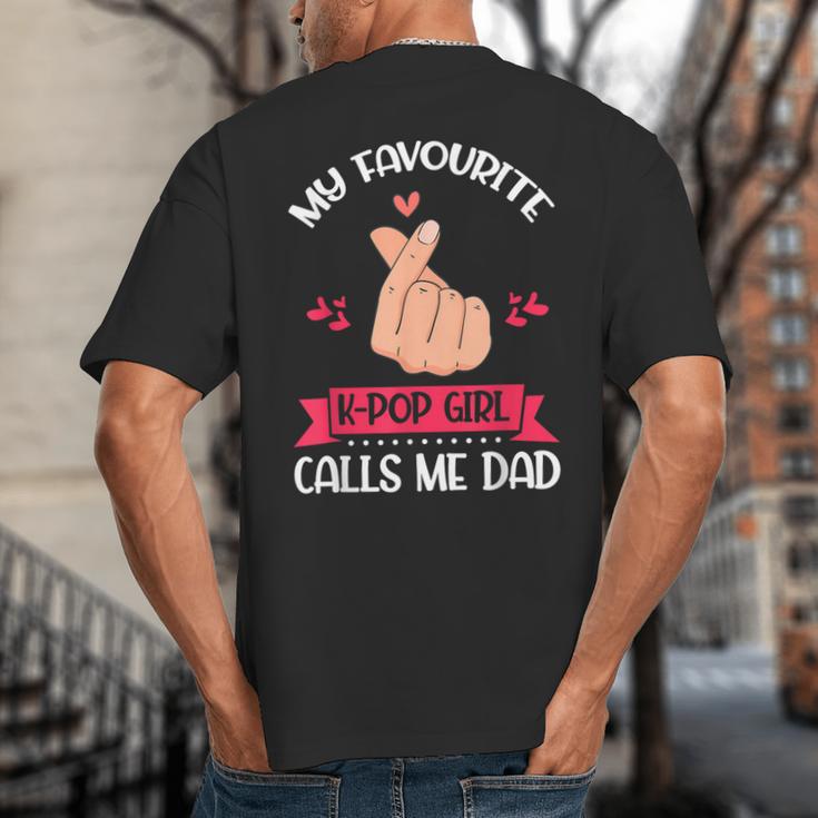 My Favorite K-Pop Girl Calls Me Dad K-Pop Girl Big And Tall Men's T-Shirt Back Print My Favorite K-Pop Girl Calls Me Dad K-Pop Girl Big And Tall Men's T-Shirt Back Print