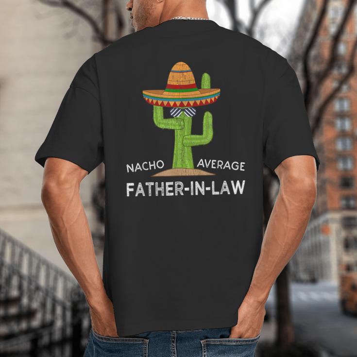 Fun Hilarious Dad-In-Law Humor Father-In-Law Big And Tall Men's T-Shirt Back Print Fun Hilarious Dad-In-Law Humor Father-In-Law Big And Tall Men's T-Shirt Back Print