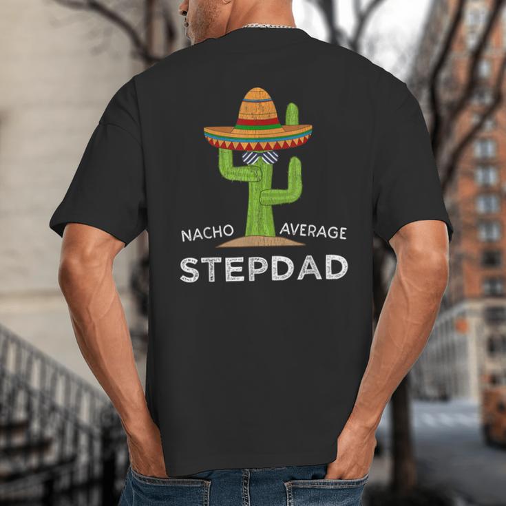 Fun Hilarious Stepfather Humor Stepdad Big And Tall Men's T-Shirt Back Print