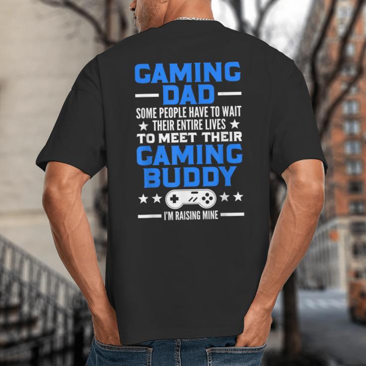 Gamer Video Games Gaming Dad Gaming Big And Tall Men's T-Shirt Back Print Gamer Video Games Gaming Dad Gaming Big And Tall Men's T-Shirt Back Print