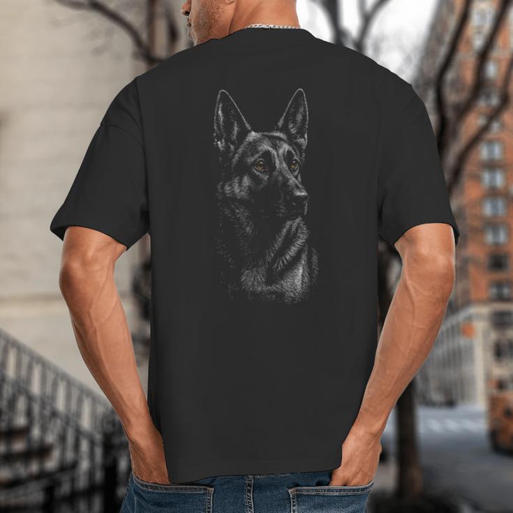 German Shepherd Dog Lover For Dog Mom Dad Men Women Big And Tall Men's T-Shirt Back Print German Shepherd Dog Lover For Dog Mom Dad Men Women Big And Tall Men's T-Shirt Back Print