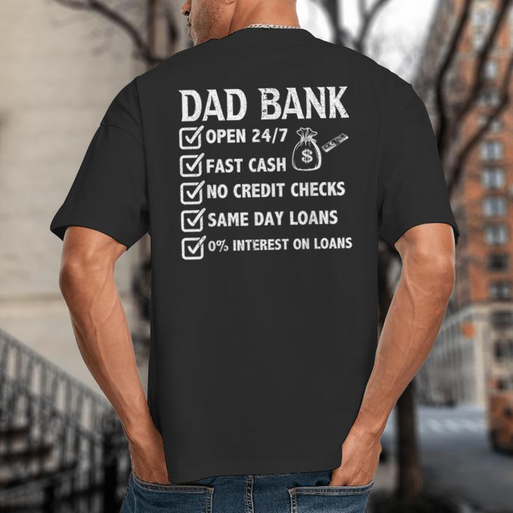 Girl Father's Day Daddy & Dad Of Girls Outnumbered Big And Tall Men's T-Shirt Back Print Girl Father's Day Daddy & Dad Of Girls Outnumbered Big And Tall Men's T-Shirt Back Print