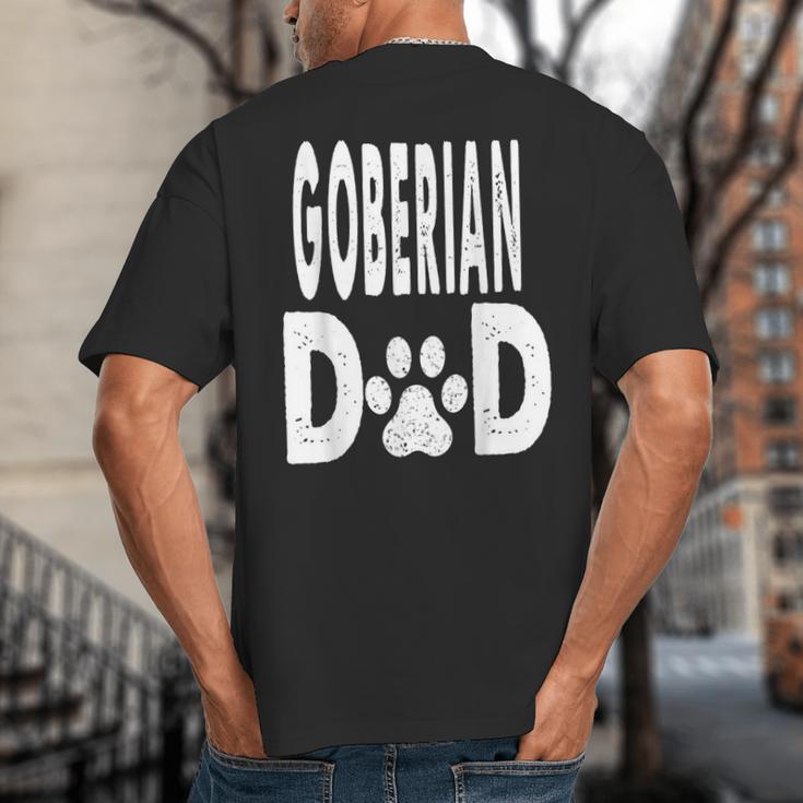 Goberian DAD Dog Owner Men Women Big And Tall Men's T-Shirt Back Print