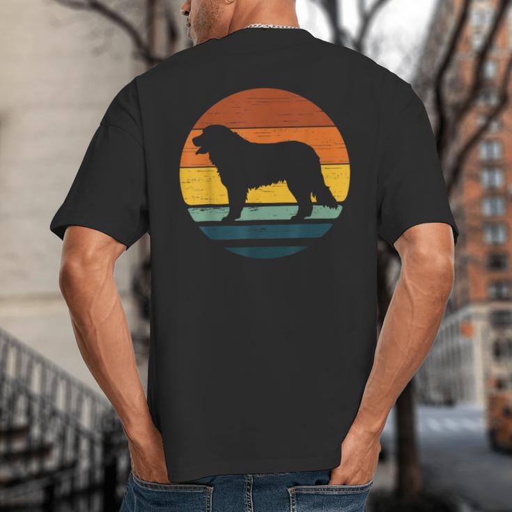 Golden Mountain Vintage Retro Mum Dad Dog Men Women Kids Big And Tall Men's T-Shirt Back Print