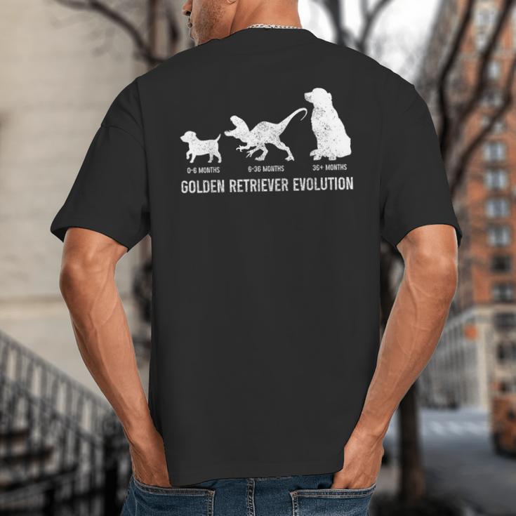 Golden Retriever Mom Dad Puppy Dog Owner Dog Lover Big And Tall Men's T-Shirt Back Print Golden Retriever Mom Dad Puppy Dog Owner Dog Lover Big And Tall Men's T-Shirt Back Print