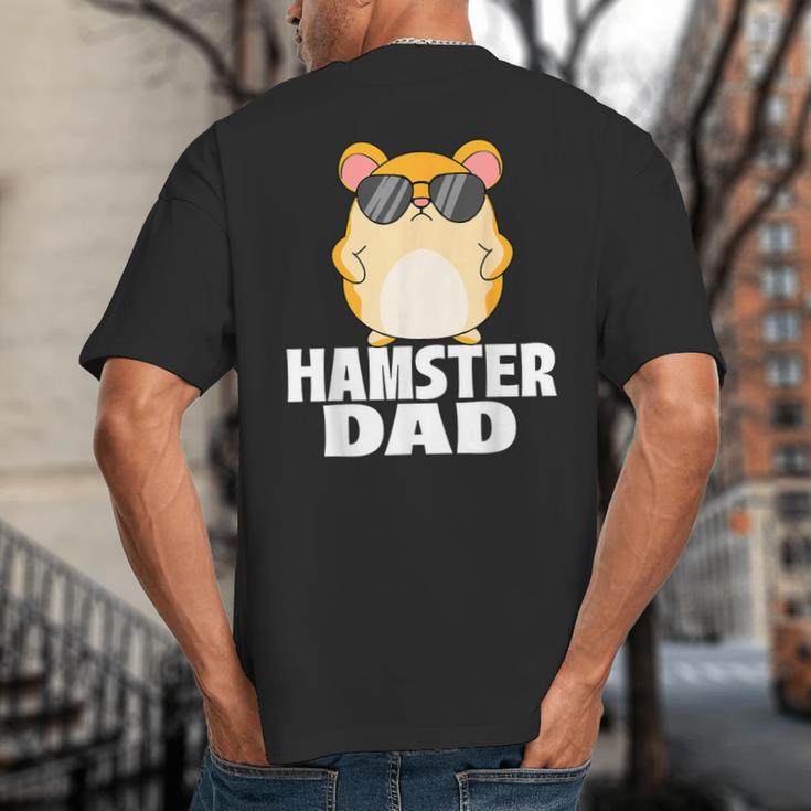 Hamster Dad Father's Day Animal Whisperer Rodent Lover Big And Tall Men's T-Shirt Back Print