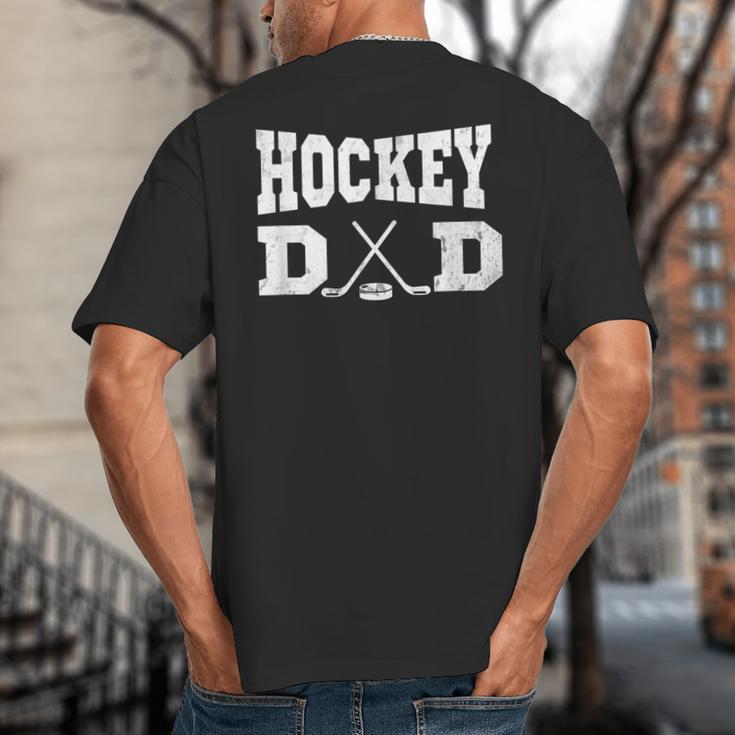 Hockey Dad Hockey Dad Big And Tall Men's T-Shirt Back Print