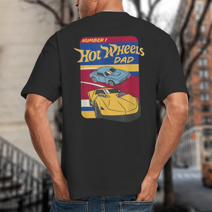 Hot Wheels Father's Day Number 1 Dad Big And Tall Men's T-Shirt Back Print