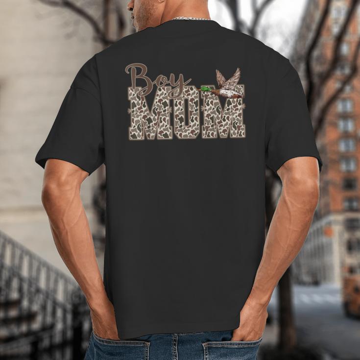 Hunting Boy Mom Duck Camouflage Camo Preppy Camo Dad Big And Tall Men's T-Shirt Back Print