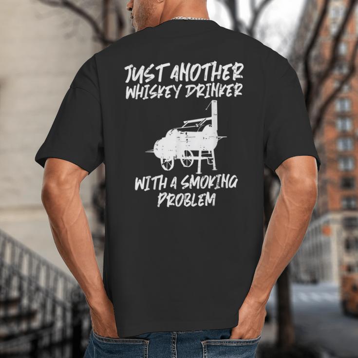 Just Another Bbq Grill Barbecue Meat Grilling Dad Men Big And Tall Men's T-Shirt Back Print