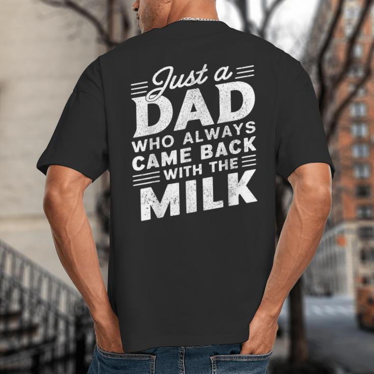 Just A Dad Who Always Came Back Dad For Men Big And Tall Men's T-Shirt Back Print Just A Dad Who Always Came Back Dad For Men Big And Tall Men's T-Shirt Back Print