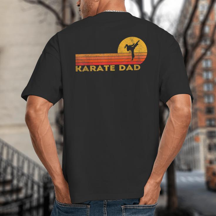 Karate Dad Martial Arts Retro Big And Tall Men's T-Shirt Back Print