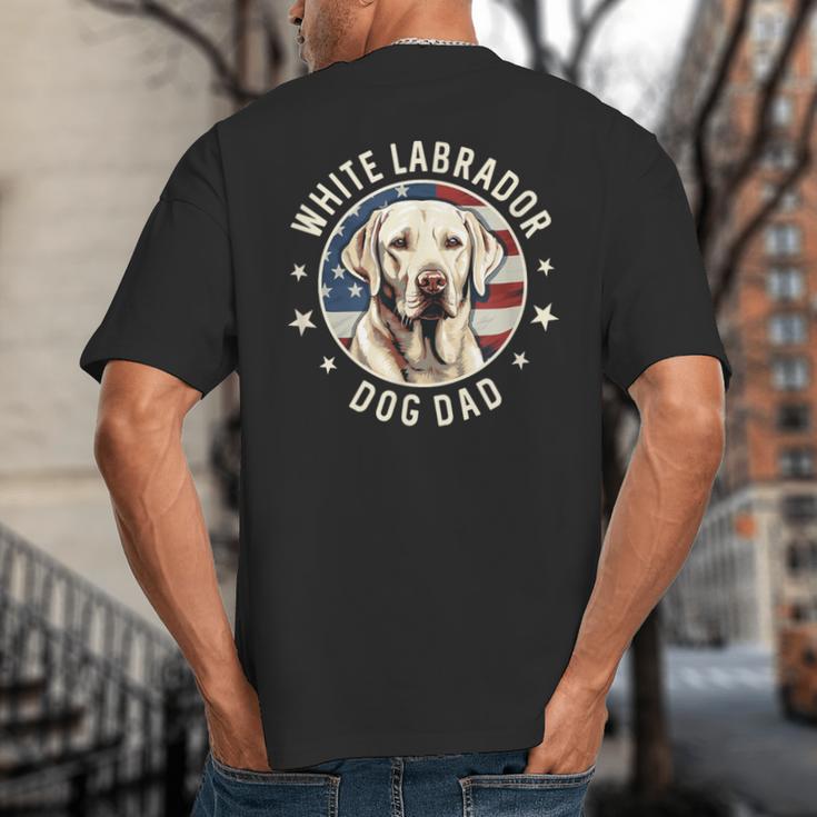 Labrador Retriever Dog Dad Big And Tall Men's T-Shirt Back Print
