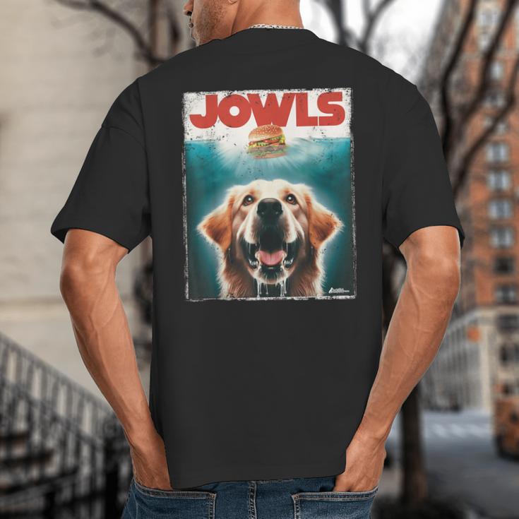 Light Golden Retriever Jowls Top Paws Cream Lab Dog Mom Dad Big And Tall Men's T-Shirt Back Print Light Golden Retriever Jowls Top Paws Cream Lab Dog Mom Dad Big And Tall Men's T-Shirt Back Print