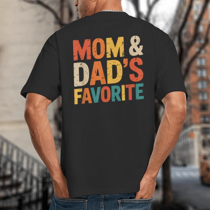 Mom & Dad's Favorite Big And Tall Men's T-Shirt Back Print