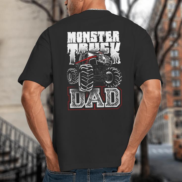 Monster Truck Dad Tshirt Big And Tall Men's T-Shirt Back Print Monster Truck Dad Tshirt Big And Tall Men's T-Shirt Back Print