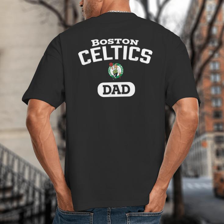 NBA Boston Celtics Dad Arched Team Logo Big And Tall Men's T-Shirt Back Print NBA Boston Celtics Dad Arched Team Logo Big And Tall Men's T-Shirt Back Print
